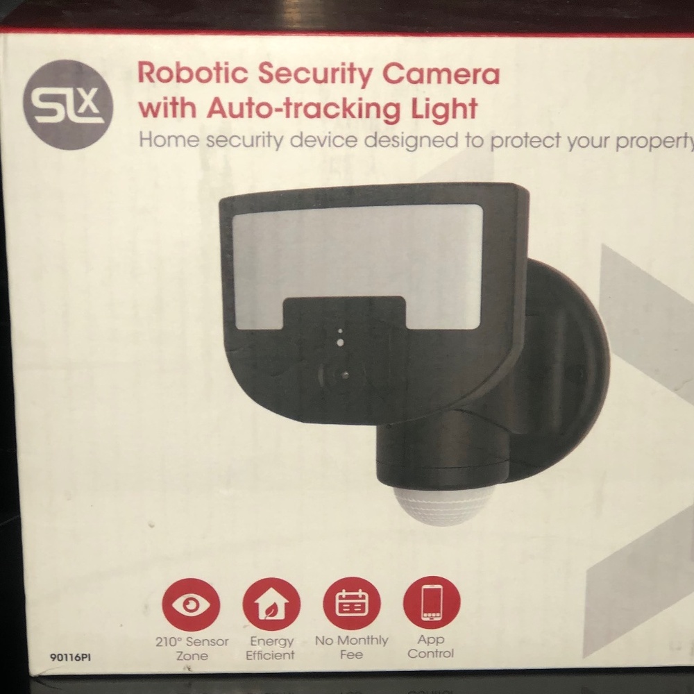 SLX Robotic security camera with auto tracking light